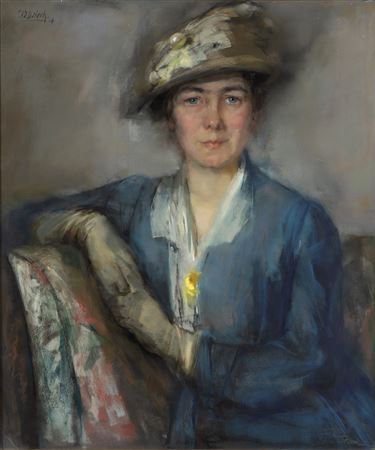 A portrait of Lizzy Ansingh (1875-1959)