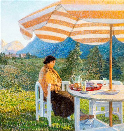 Under the umbrella' by Jacob Dooijewaard - Auction record, sale price, and art valuation. Compare with similar artists and explore comparable artworks.