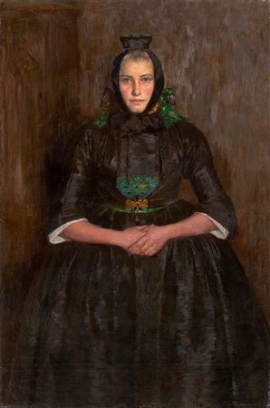 Kathche Dörrbecker (”Bildnis eines hessischen Bauernmädchens”). 1897