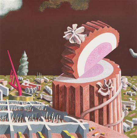 ”Landschaft mit Eis-Monument”. 1. 1975