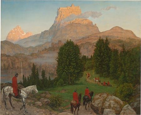Castle of the Holy Grail. 1899