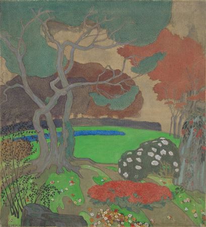 Japanese garden. 1904
