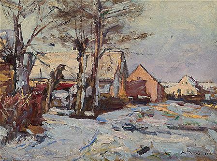 Winter landscape.