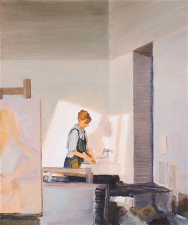 Atelier by Irene Bisang - Auction record, sale price, and art valuation. Compare with similar artists and explore comparable artworks.