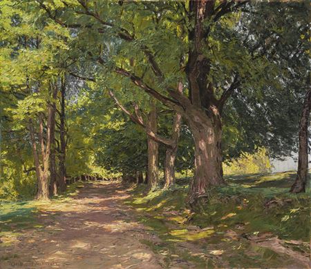 Lime Tree Avenue on the Eichberg in Niederrheinsberg by Otto Altenkirch - Auction record, sale price, and art valuation. Compare with similar artists and explore comparable artworks.
