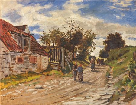 On the Village Road in Bonnland