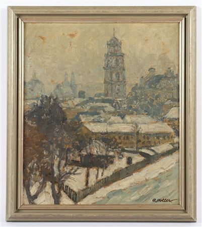 Sample artwork by Alfred Holler (1888 - 1954), known for landscape painting - View similar artists and auction records