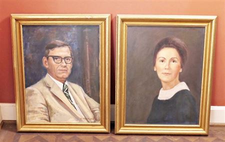 Portraits of Adeline and Bill Hoagland