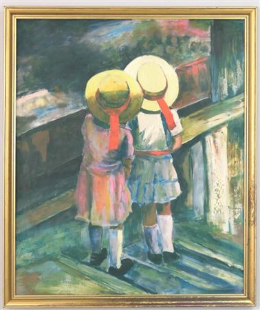 Girls on a Pier