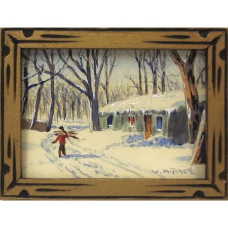 WINTER LIFE IN RURAL MONTREAL, P.Q.