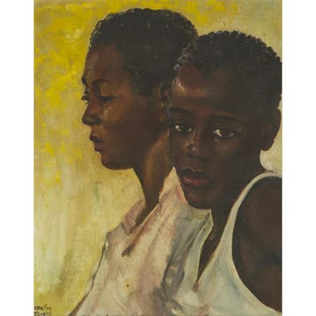 TWO LITTLE COLORED BOYS, 1953
