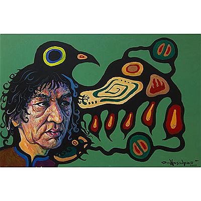 PORTRAIT OF NORVAL MORRISSEAU