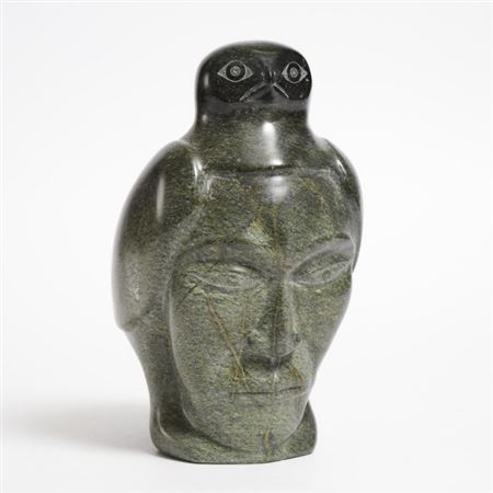 HEAD WITH SPIRIT BIRD