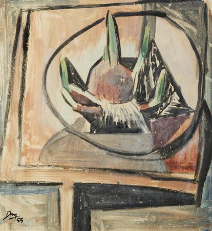 Sample artwork by Melvin Day (Born 1923), known for painting - View similar artists and auction records
