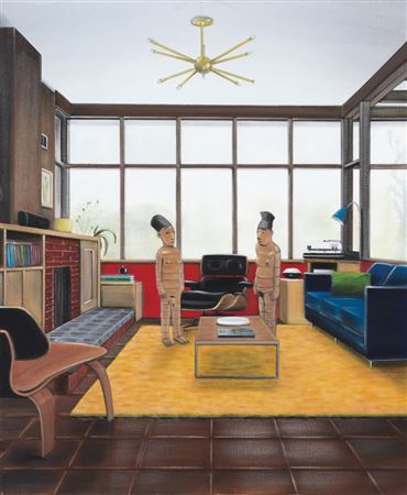Untitled (Twin Figures II) by Graham Fletcher - Auction record, sale price, and art valuation. Compare with similar artists and explore comparable artworks.