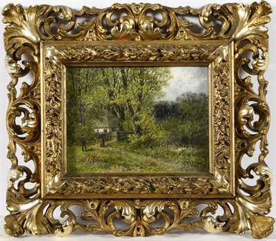 Am Waldhäuschen by Wilhelm Broker - Auction record, sale price, and art valuation. Compare with similar artists and explore comparable artworks.