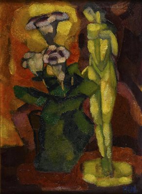 Still Life with Statuette