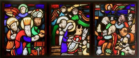 Nativity Scene (Triptych)