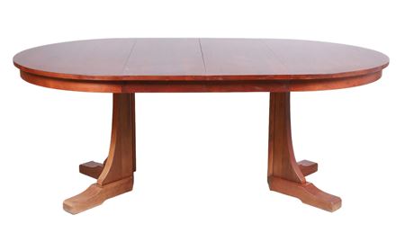 STICKLEY MISSION STYLE CHERRY DINING TABLE