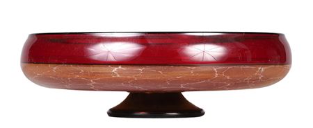 ART GLASS CENTER BOWL