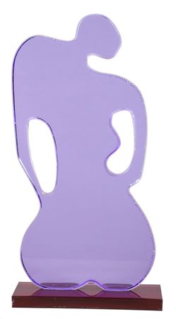 LUCITE FIGURAL SCULPTURE