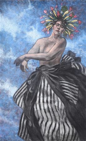 SELF-PORTRAIT "SQUASH BLOSSOM"