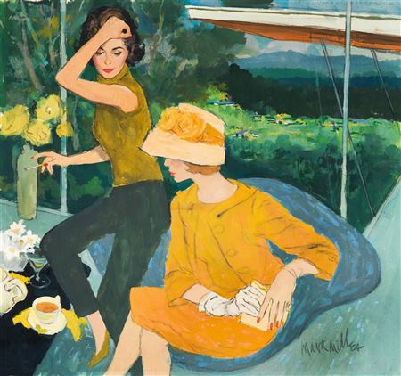Mid-century modern illustration