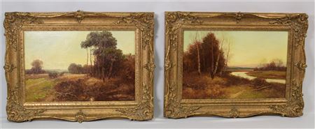 PAIR OF LANDSCAPES