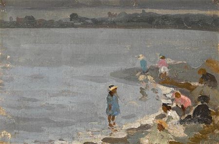 PLAYING BY THE SHORE