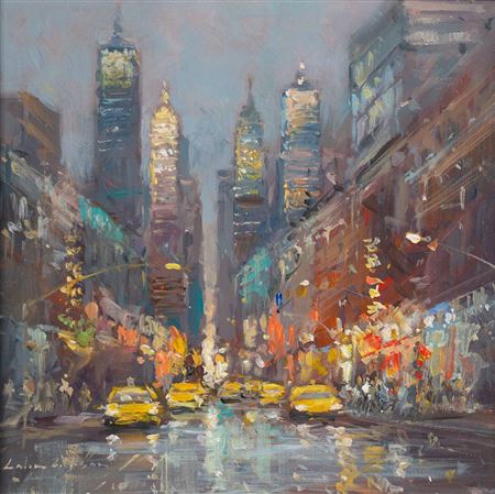 EVENING RAIN, NEW YORK, 2023