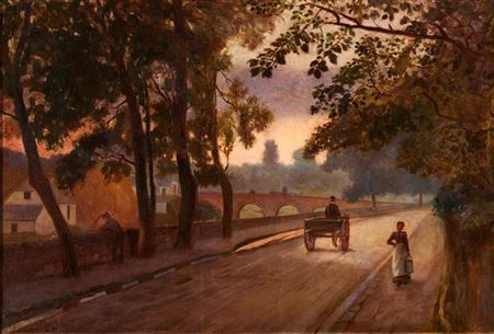 ROAD BY A RIVER