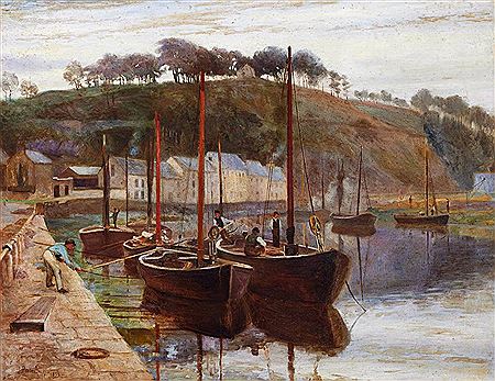 Harbour scene, 1899 by Joseph Poole Addey - Auction record, sale price, and art valuation. Compare with similar artists and explore comparable artworks.