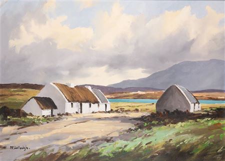 Sample artwork by George C McCullough (Born 1922), known for irish landscape painting - View similar artists and auction records