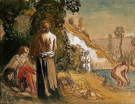 THE BATHERS [STUDY], 1900