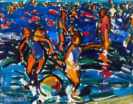 BATHERS, 1990