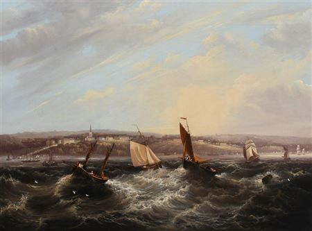 Fishing boats off Ryde, Isle of Wight
