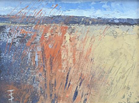 Edge of a cornfield, St Buryan, Cornwall by Sheila Tolley - Auction record, sale price, and art valuation. Compare with similar artists and explore comparable artworks.