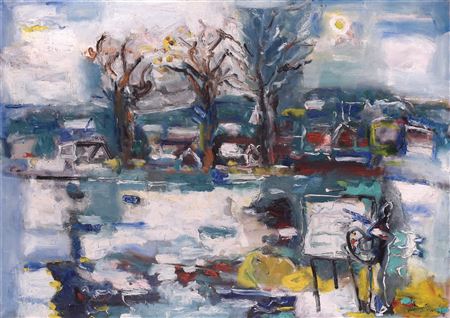 Malířem v krajině by Jiri Karmazin - Auction record, sale price, and art valuation. Compare with similar artists and explore comparable artworks.
