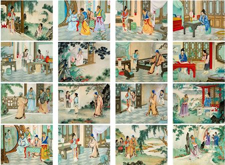 ORIGINAL WORKS OF NEW YEAR PAINTINGS ZHUO WENJUN