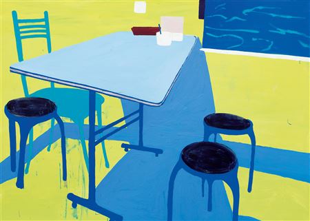 Blue Bodhi by Shenyi Lou - Auction record, sale price, and art valuation. Compare with similar artists and explore comparable artworks.