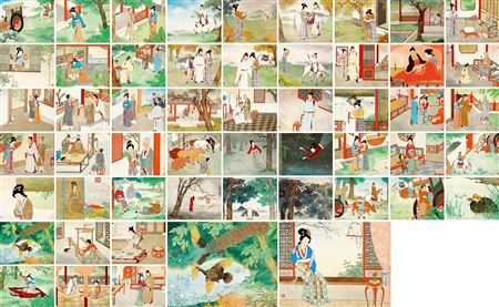 ORIGINAL WORKS FOR THE COMIC STRIP THE PEACOCK