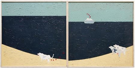 Untitled, 1989, Diptych