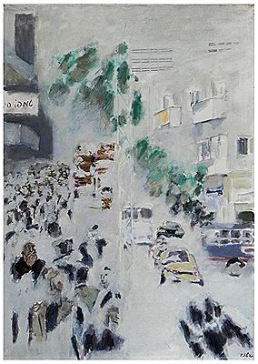 Allenby Street in Tel Aviv