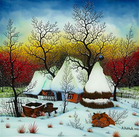 "Hof im Winter"