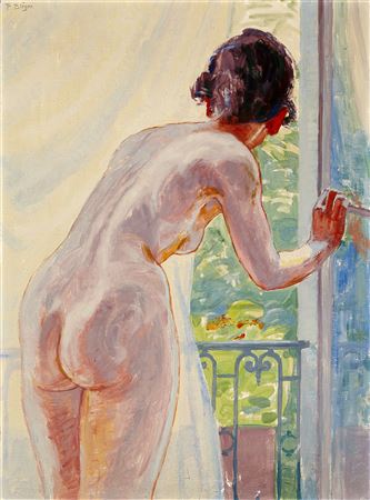 "Blick aus dem Fenster"