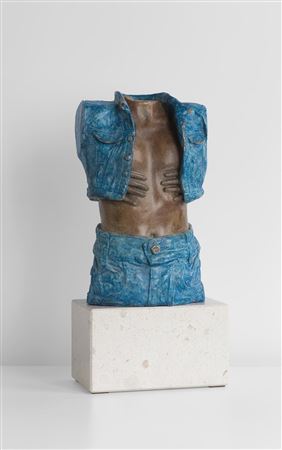 SHE IN A DENIM JACKET WITH A BUTTERFLY by Tomek Kawiak - Auction record, sale price, and art valuation. Compare with similar artists and explore comparable artworks.