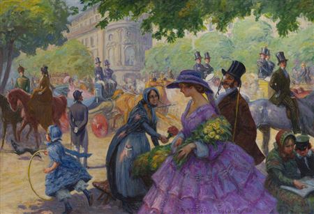 Avenue animée