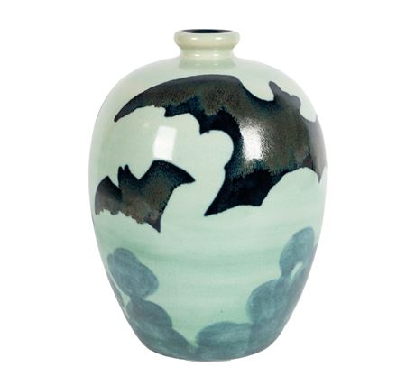 Gres Keramis Glazed Stoneware Bat Vase