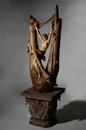 Art Nouveau Figure of a Maiden