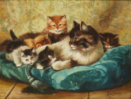 Cat with Kittens